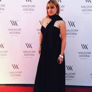 A beautiful black gown